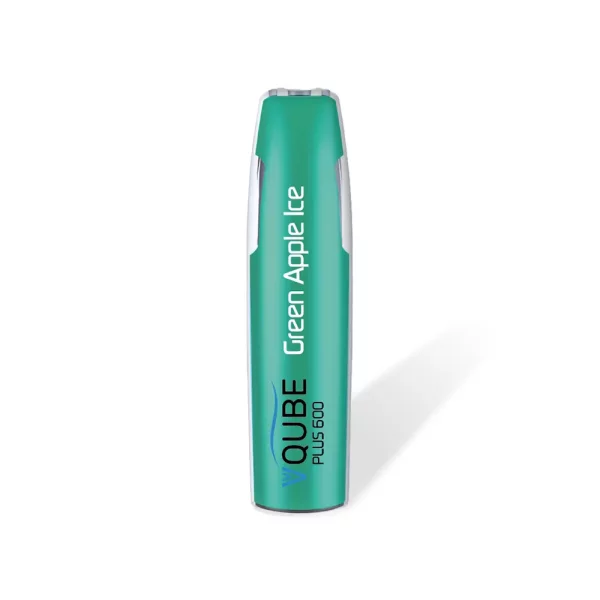 VQUBE Plus600 - Einweg E-Zigaretten 16 mg/ml Green Apple Ice