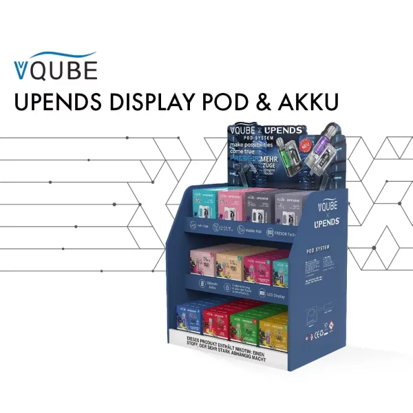 Vqube Upends Display Pod und Akku